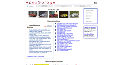 Desktop Screenshot of apexgarage.com